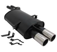 BMW E46 320i/325i/330 01-05 silenziatore scarico - 2x76 mm