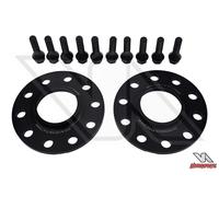 BMW E63 E64 M6 E38 E65 ALLUMINIO FORGIATO 10MM DISTANZIALI RUOTA BULLONI 5x12...