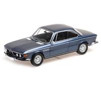 BMW e9 2800 CS 1968 blu metallic modello di auto 155028032 Minichamps 1:18