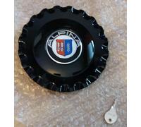 BMW F01 F02 F06 6+7 Serie Alpina OEM B6 B7 Ruota Cappello Hub Nero Con Chiave &