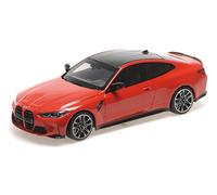 BMW G82 M4 Coupe 2021 rosso modello di auto 155020121 Minichamps 1:18