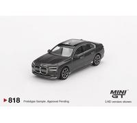 BMW I7 XDRIVE60 Grigio Dravit LHD Mini GT 1:64 Scala 00818L