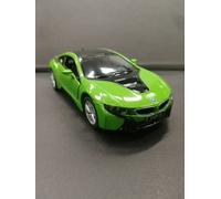 BMW i8 Verde Kinsmart Auto Giocattolo Modello 1/36 Scala Diecast Metallo Open