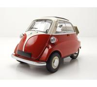 BMW Isetta 1955 Rosso Bianco Modellino Auto 1:18 Minichamps