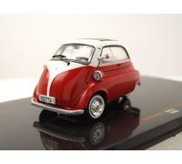 BMW Isetta 1959 Rosso Bianco Modellino Auto 1:43 ixo models