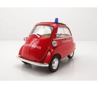 BMW Isetta Pompieri Modellino Auto Rossa 1:18 Welly