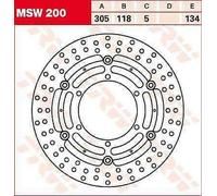 BMW K 1100 Lt 1993-1998 TRW Rotondo Galleggiante Disco Freno MSW200