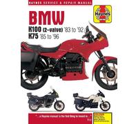 BMW K100 & 75 2-valve Models (83 - 96) Haynes Repair Manual (Tascabile)