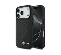 CG MOBILE BMW M Carbon Line & Logo compatibile con Mag Safe Cover per iPhone 17 Pro (rosso)