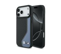 CG MOBILE BMW M Carbon Logo compatibile con Mag Safe Cover per iPhone 17 Pro Max (blu)