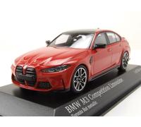 BMW M3 2020 Rosso Metallico Modellino Auto 1:43 Minichamps