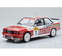 BMW M3 E30 Bastos #1 Ravaglia/Pirro/Van de Poele 24h Spa 1991 IXO 1:18