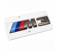 BMW M3 Emblema Stemma Logo Adesivo Plakette Bronzo Posteriore