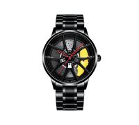 (BMW-M3-Giallo)Per il marchio BBA con cinturino in acciaio per clienti VIP NEKTOM