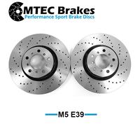 BMW M5 E39 1999-2003 Dischi Freno Anteriori Forati Performance 345mm