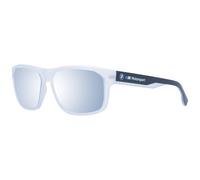 BMW Motorsport Sole Bianco Grigio Specchio Uomo Rettangolare BS0019 26C 59