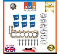 BMW N57 N57D30 Pistone Anelli Testa Guarnizione con Bulloni Set 3.0 D 3 7 Serie