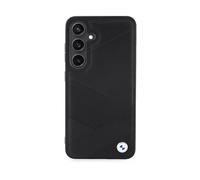 Custodia in pelle nera BMW Signature per Samsung Galaxy S24.