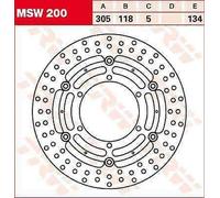 BMW R 1100 Rs ABS 1998-2001 TRW Rotondo Galleggiante Disco Freno MSW200