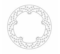 Moto-master Halo Bmw 110569 Front Brake Disc Argento