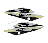 BMW R 1300 RS 2025-2026 Giallo Kit Adesivi Protezione Para Serbatoio 3D Resin