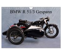 BMW R 51/3 Gespann (Wandkalender 2027 DIN A4 quer), CALVENDO Monatskalender