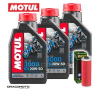 BMW R 75 1973-1976 Tagliando Olio Motul 3000 4T 20W-50 3 litri Filtro