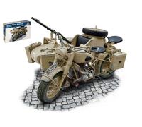 German Military Motorcycle with side car 1:9 ITA7403 - italeri modellismo