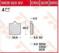 BMW S 1000 RR ABS 2010-2018 TRW Crq Serie Carbon Gara Pastiglie Freno MCB829CRQ
