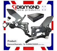 BMW S1000R 2014-2016 14-16 Set Posteriore Pedana Kit - Diamond Race Products