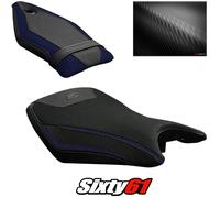 BMW S1000R Sedile Cover 2014-2015 2017-2020 Nero Blu Technik Tec-Grip Luimoto