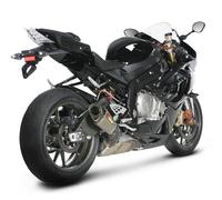 TERMINALE AKRAPOVIC TITANIO CARBONIO BMW S 1000 R 2014-16 OMOLOGATO