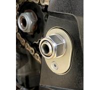 BMW S1000RR 2010-2023 Forcellone Perno Dado Flangiato Titanio Nessun Rust Leight