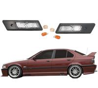 BMW Serie 3 E36 1991-1995 Indicatori Frecce Laterali Cromate Gemme Blinker Chrom