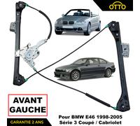 BMW Serie 3 E46 CABRIOLET Coupe Meccanismo Alzacristalli Elettrici Anteriore SX