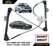 BMW Serie 3 E46 Decappottabile Coupe Meccanismo Alzacristalli Elettrici Destro