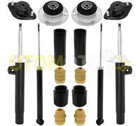 BMW SERIE 3 E46 KIT AMMORTIZZATORI TAMPONI CUFFIE PARAPOLVERE SUPPORTO ANT/POST