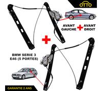 BMW Serie 3 E46 Touring Alzacristallo Anteriore Sinistro + Destra 51337020659