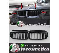 BMW Serie 3 E90 E91 05-08 Berlina SW coppia calandra griglie mascherina reni