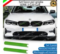 BMW SERIE 3 G20 G28 COVER RADIATORE GRIGLIA AD INCASTRO NO ADESIVO COLORE VERDE