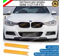 BMW SERIE 3 GT F34 COVER RADIATORE GRIGLIA AD INCASTRO NO ADESIVO COLORE GIALLO
