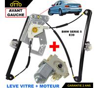 BMW Serie 5 E39 Motore + Meccanismo Alzacristallo Anteriore Sinistro =