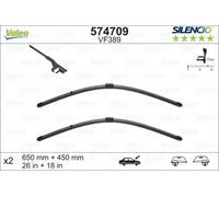 BMW Serie 5 Spazzola Tergicristallo Flat Sinistra Destra 10-16 Valeo OEM 574709