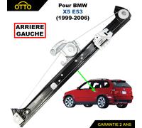 BMW Serie X5 E53 Meccanismo Alzacristalli Post. SX Conduttore = 51357125059