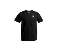BMW T-Shirt Uomo Maglietta Nero Uomo Classico