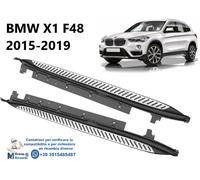 Bmw X1 F48 '15 Coppia Set Pedane Laterali Scalette Barre Sottoporta Predellini