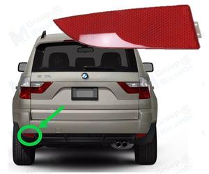 Bmw X3 E83 Catadiottro Catarifrangente Fanalino Rosso Sinistro Posteriore