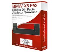 BMW X5 E53 Stereo Radio Plancia Cruscotto Adattatore Pannello Piastra Bordo CD