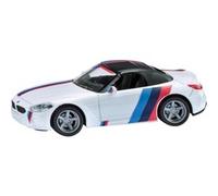 Siku 2347, BMW Z4 M40i Auto giocattolo per bambini, 1:50, Metallo/Plastica, Bianco, Ruote rimovibili, In oglio di adesivi con design M