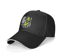 BMX Bike USA Flag Uomo Donna Cappello da Sole Estivo Anti-Sole Cappellino con Visiera Asciugatura Rapida con Visiera for all'Aria Estate Estivo